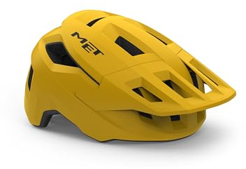 MET Shelter MTB Cycling Helmet, Burned Yellow Matt, Size 58-61c,