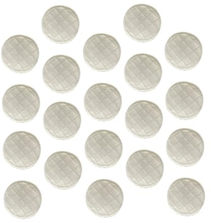 CONGARTENO 20Pcs Reusable Washable Maternity Breast Pads Eco Cotton Nursing Pads with Absorption for Breastfeeding Women Soft Breathable Covers for Comfortable Leak Protection