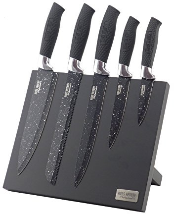 Ross Henery Professional Ensemble de Couteaux de Cuisine en Acier Inoxydable (bloc magnétique 2)