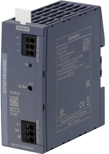 Siemens Fuente de alimentación/Fuente de alimentación 6EP3332-7SB00-0AX0 24V 2.5A 60W 1 x