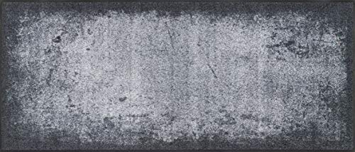 wash+dry Fußmatte, Shades of Grey 60x140 cm, innen und außen, waschbar