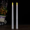 KARELLS Velas de Luz LED Largos, Velas LED Velas En Barra Velas Sin Llama Velas Largas Que Funcionan Con Pilas Para La Fiesta De Navidad Hogar Boda Iglesia Decoración Paquete De 2