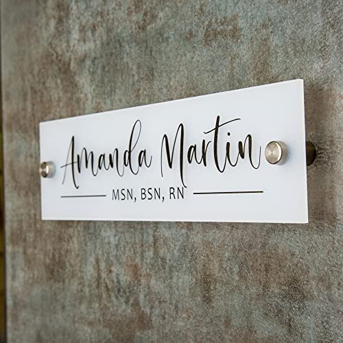 Placa De Nombre De Letrero De Pared De Acrílico Personalizado-2 Tamaños De Letrero De Oficina De Puerta Personalizado, Letrero De CEO Ejecutivo, Decoración De Negocios De Nuevo Trabajo