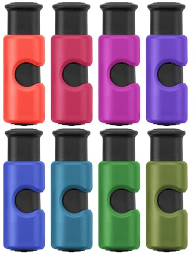 Mr. Pen- Squeeze and Lock Bread Bag Clips, 2.4 Inch, 8 Pack, Multicolor Squeeze Lock Clips, Reusable Bag Closures for Bread, Snacks, Coffee, Food Storage, Fits Thick and Thin Bags