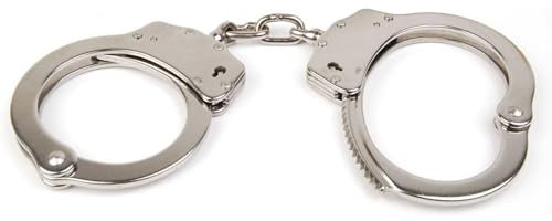 Manette in acciaio inox Nordhandel, manette professionali con doppia serratura, leggere - Attrezzature di sicurezza per polizia e servizi di sicurezza