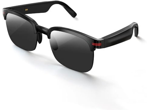 Smart Glasses Bluetooth Sunglasses for Men Women Answer Calls Play Music with Open Ear Speaker for Indoor Outdoor Sports