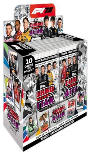 Topps Turbo Attax Formula 1 2025 - Full box - contains 24 packets of Turbo Attax (240 cards).