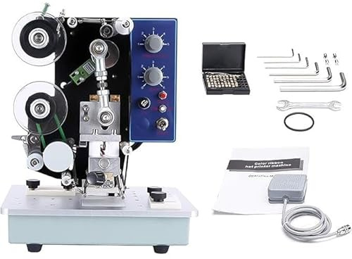 Electric Date Coder, Automatic Hot Stamp Printer, Coding Machine for Labels, Temperature Range 0~200℃