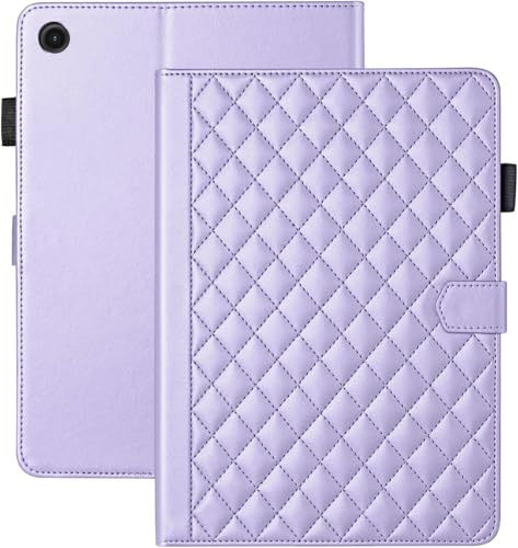 Vaitasy Skyddsfodral för Samsung Galaxy Tab A11 Plus 11 tum 2025 Business PU-läder tablettskydd för Galaxy Tab A11 Plus med kortplats, violett