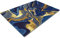 Glass Chopping Board | Non Slip Worktop Saver for Kitchen | Small, Navy Blue