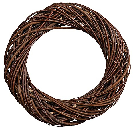 Natural Willow Chunky Wreath (Dark, 55)