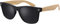 La Optica B.L.M. Sonnenbrille Holz Polarisiert Herren UV 400 CAT 3 CE Damen Nachhaltig - Bambus Holzsonnenbrille (Gläser: Schwarz)