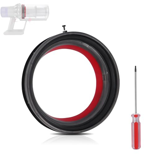 WYWY.Wide V10 Dust Bin Sealing Ring Compatible with Dyson V10 SV12 Cyclone Vacuum Cleaner Canister Replacement Parts, Dust Bucket/Dirt Cup Bin Parts Accessories
