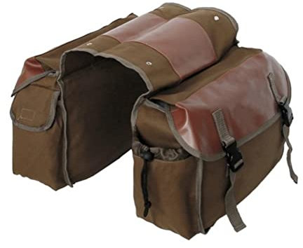 Sacoche de selle de moto vintage en toile étanche pour sac à dos à outils latéraux Pochette pour siège arrière de vélo