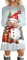 WVONIF Robe de Noël pour Femmes Robe De Noel Femme Chic Joyeux Noël Robe de Noël Rose Robe Femme de Cocktail Vintage Rockabilly Robe Manches Longue col carré Rétro Déguisement De Noël