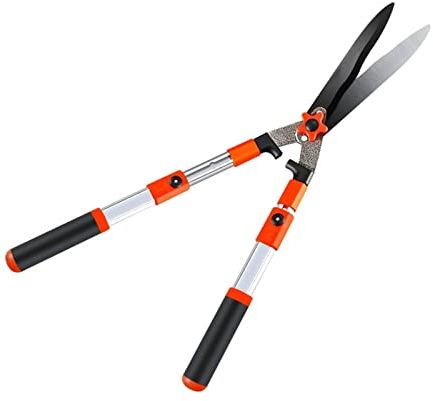 ISCBAFYX Cesoie per siepi da Giardino estensibili Strumenti Ideali per Tagliare e Modellare Bordi e siepi di bosso, tagliasiepi manuali per potatura di Erba e cespugli