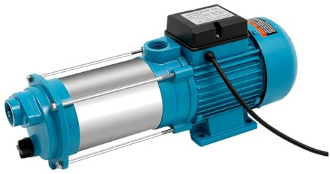 Pompe de surface 2200W 10 bar – Pompe jardin & arrosage 4000 L/h, surpresseur eau 1, acier inoxydable, haute pression pour puits, irrigation, maison