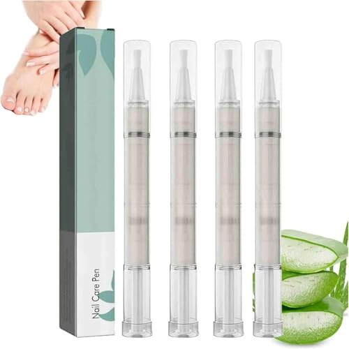 4pc Nail Fungus Pen, Anti Fungal pen, Anti-Fungals Pen, Natural Ingredients Nail Serum, Nail Strengthener With Tea Tree Oil