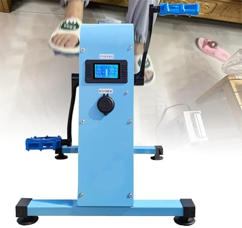 350 W pedalgenerator nödströmförsörjning med LED-ljus och display handvev-laddare för utomhus nödberedskap