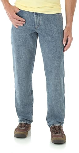 Wrangler mäns avslappnad passform jeans Robust Wear-Jeans合 - Wrangler För män, Grå indigo, 36W x 29L