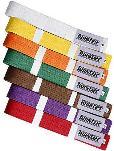 Twister RANF Belts for Martial Arts (Green, 4)