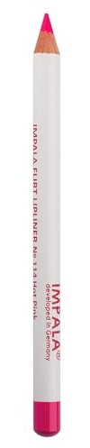 IMPALA | Lippenkonturenstift Nº 114 Hot Pink lipliner | Cremiger, wasserfester Langzeit-Lippenstift | Volumen-Effekt für die Lippen | Matte Langzeit-Lippenstifte, Professionelles Make-up