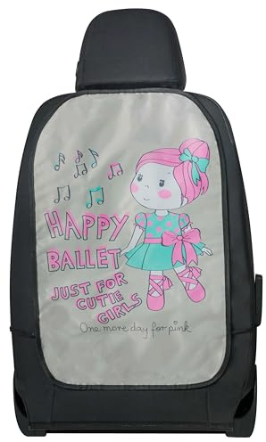 WALSER Protettore dello schienale dell'auto, Protettore del sedile posteriore per bambini Ballet Doll