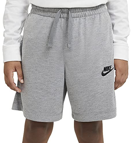 Nike DA0806 B NSW SHORT JSY AA Shorts boys carbon heather/black/black S