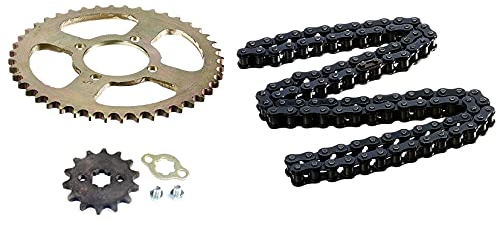 RV-Parts Quad ATV Kettenkit Dirtbike Ritzel Set Pitbike 428 16 Ritzel 37 Zähne 20er Welle