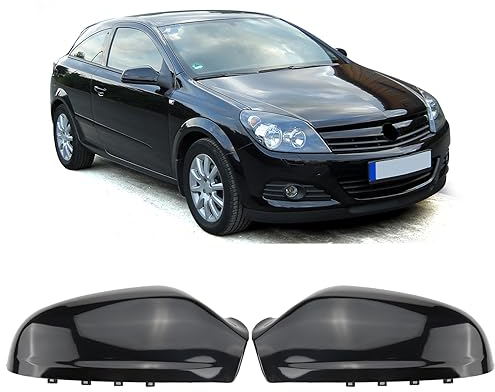 Opaltool Tapa del Espejo retrovisor del Coche para Opel Vauxhall Astra H MK5 2004-2009, Carcasas de Espejo Retrovisor de Coche Cubierta del Espejo de Ala Lateral de Puerta