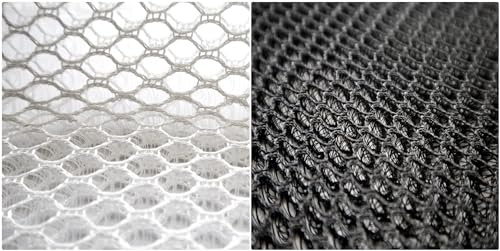 Ch.Cabanski - Base para colchón - Tejido espaciador blanco - Air Mesh - 10 mm - 410 g/m² - Diferentes longitudes - Envío DHL 90 x 200 cm Blanco