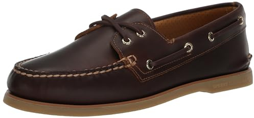 Sperry Men's Authentic Original Venetian Double Sole Boat Shoe, Brown Leather, 10 Wide