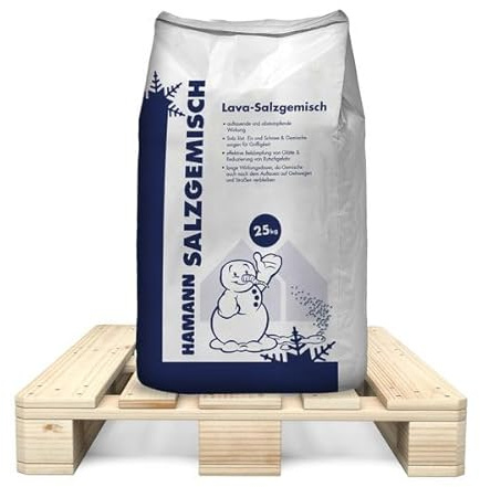 Lava Salz Gemisch (60% Lavastreugut / 40% Streusalz) 40x 25 kg Sackware volle Palette