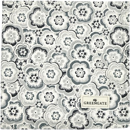 GreenGate Selma Stoffserviette grau 40x40cm