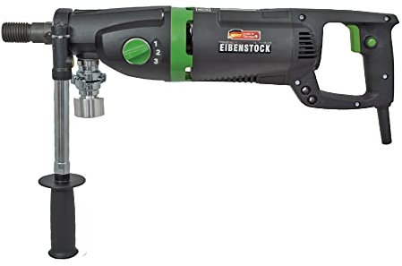 CS Unitec | ETN 162/3 P | 6-3/8 Capacity, 3-Speed Gear, 110 V Wet & Dry Diamond Concrete Core Drill. For Concrete, Brick, Block, and Stone. - Made in Germany