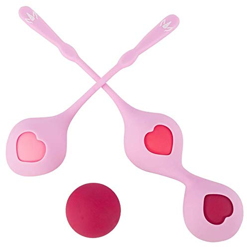 Kandid® Kegel Balls | Silicone Ben Wa Balls | Pelvic Ball, Strengthens Pelvic Muscles and Prevents Urinary Incontinence | Complete Pelvic Floor Training for Women in Pink
