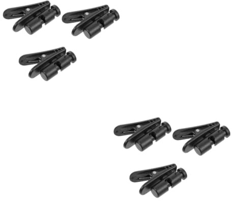 Artibetter 6piezas Clip Organizador De Cables Para Auriculares De Clip De Fijación De Accesorios Para Micrófono Resistente y Para Mantener Ordenados Los Cables