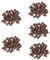 SUPVOX 5 Pezzi1 Ceramica del suolo ciottoli di argilla terriccio per cactus per piante da sottoterra jar pietre adornare pietra bonsai decorativa rocce decorative