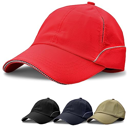 CAPCOOL Baseball Cap Herren Damen [100% UV-Schutz] verstellbar Kappe Herren Cap Basecap Herren Cap Damen einfarbig atmungsaktiv Unisex versch. Größen/Farben Sommer/Winter Basecap Damen Kappe Damen