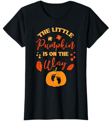 Little Pumpkin is On The Way Mom Pregnancy Halloween T-Shirt