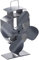 Carlo Milano Ventilator Kamin: Stromloser Kaminofen-Ventilator mit 4 Lüfter-Blättern, für 60-350 °C (Heizungsventilator, ohne Strom, Heizlüfter)