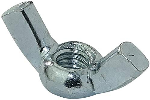 AERZETIX - C45456 - Satz von 50 - Flügelmuttern mit ohren - flügelmutter - muttern - aus verzinktem stahl - gewinde M6 metrisch weiblich - innengewinde - heimwerker - farbe silber