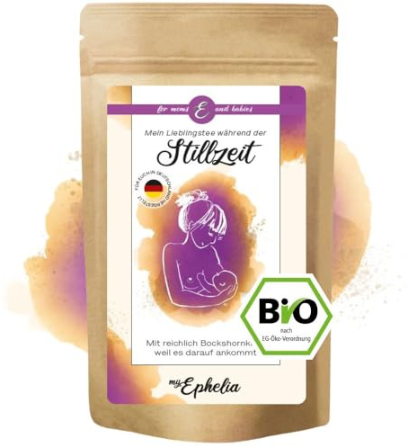 myEphelia | Bio Stilltee für Mütter nach der Geburt | mit reichlich BOCKSHORNKLEE (21%) | bis zu 55 Tassen