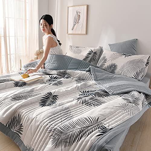 Yinghesheng Couette D'été Légère et Fine - Couverture Fraîche, Imprimée, Douce et Confortable, Lavable en Machine, 180X200cm