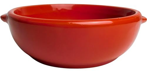 Teglie TerrinaTegamini Tegamino in Terracotta 1 pz CM Ø 15.5 X 5.5H gnocchi alla sorrentina, parmigiana, messicana (ROSSO)