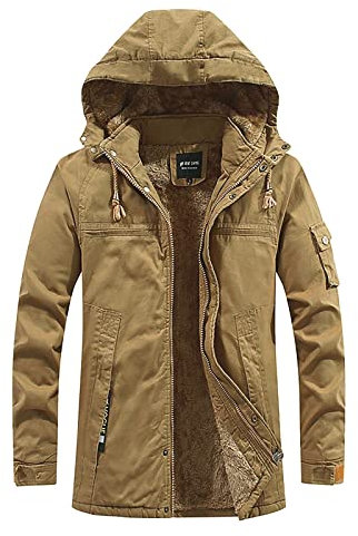 JUTOO Regenjacke Herren Fahrrad, Übergangsjacke Große Größen Regenmantel Leicht Jacke Windbreaker Mit Kapuze Fahrradjacke Funktionsjacke Outdoorjacke Sportjacke Fahrrad Regenjacke (4XL, Khaki)
