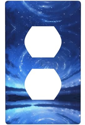 Phayah The Heavens - Placa de pared de doble enchufe de policarbonato termoplástico de tamaño estándar