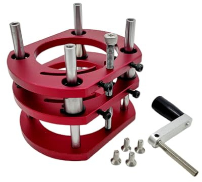 Sollevatore del router per 64-66mm di diametro del motore piattaforma di sollevamento del supporto inserto piastra di base fresatura lavorazione del legno