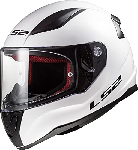 LS2, Integraler Motorradhelm RAPID SOLID White, L