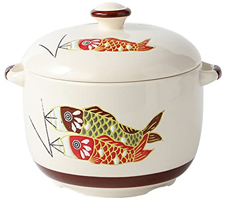 Cabilock Japanese Style Ceramic Soup Bowl with Lid 15Oz Ceramic Stew Cup for Soups and Desserts Microwave and Dishwasher Safe